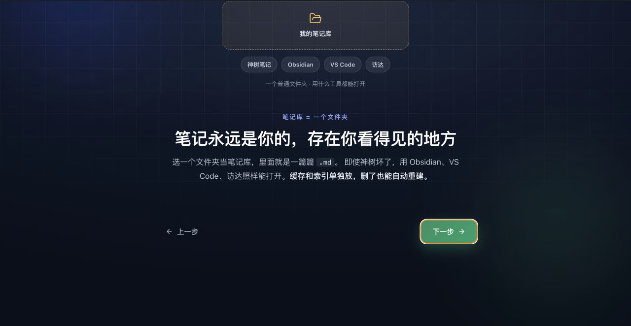 本地 Markdown 笔记库